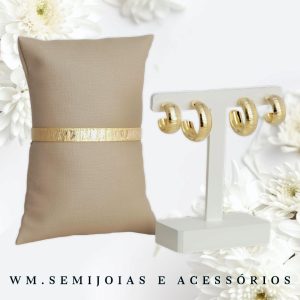 Argolas lixadas em Banho Ouro AGL-00161